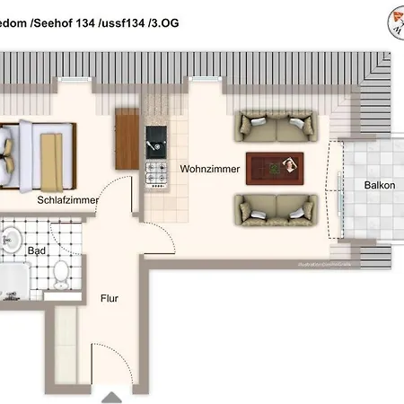 Apartmán Seehof Seehof 134